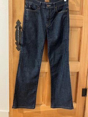 Mother Denim Straight Leg Dark indigo Jeans in Size 28 - Too Tough To Tame Wash